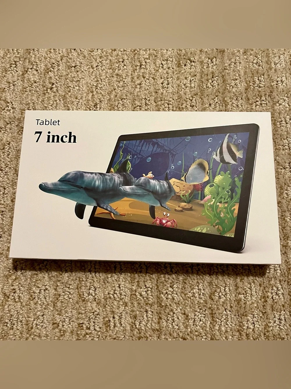 GRAY 7 inch Android 14 Tablet 8GB RAM 32GB ROM with protective cover dual camera - Picture 1 of 8